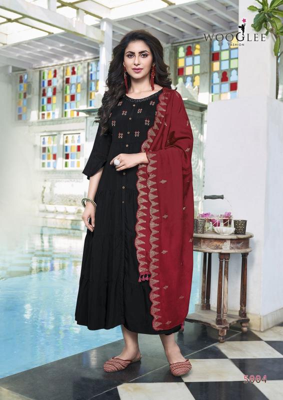 Wooglee Suvarna front open kurti online india