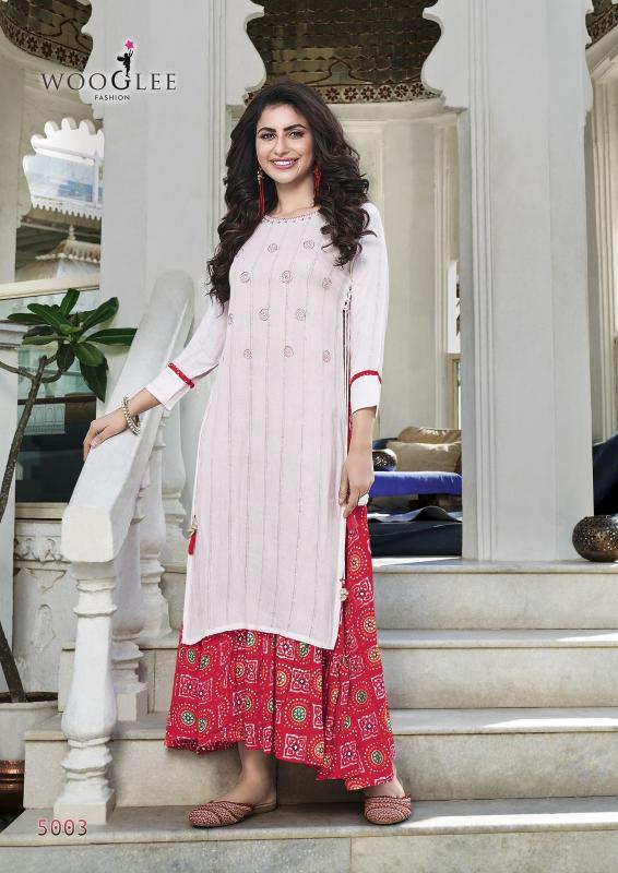 Wooglee Suvarna front open kurti online india