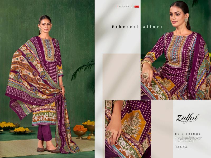 Zulfat Sangini Digital Printed wholesale dress material suppliers