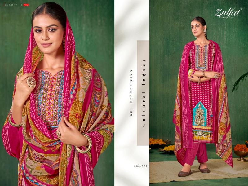 Zulfat Sangini Digital Printed wholesale dress material suppliers