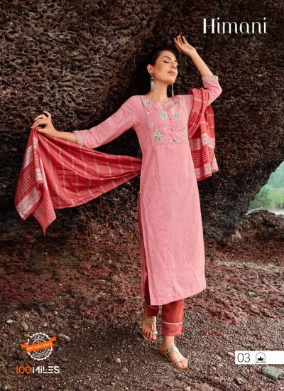 100 Miles Himani ethnic cotton kurti india mart