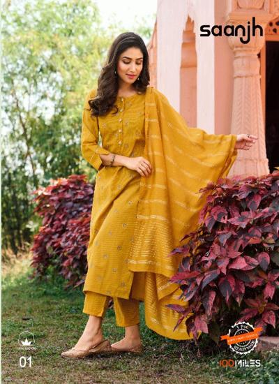 100 Miles Saanjh designer pakistani kurtis online india