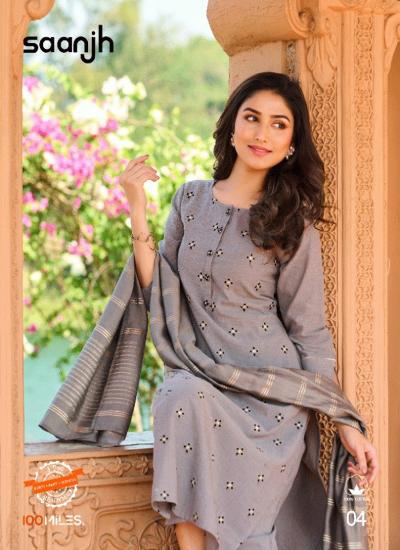 100 Miles Saanjh designer pakistani kurtis online india