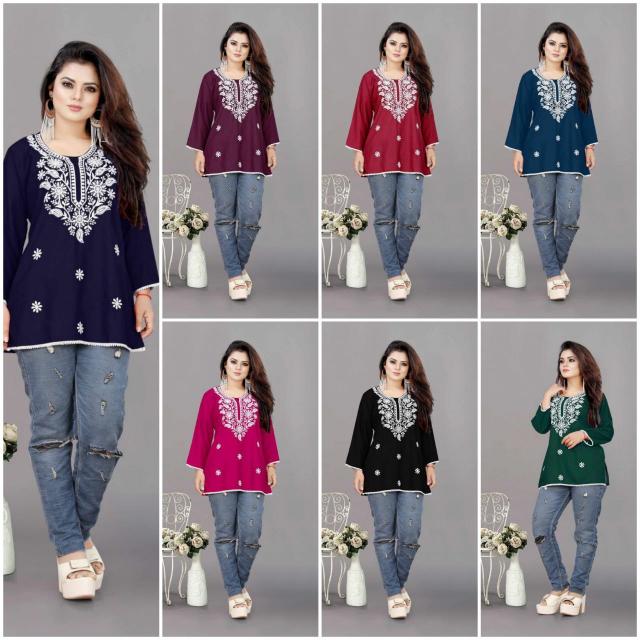 9Star Fashion Hello Vol 2 Fancy Designer Rayon Kurti india