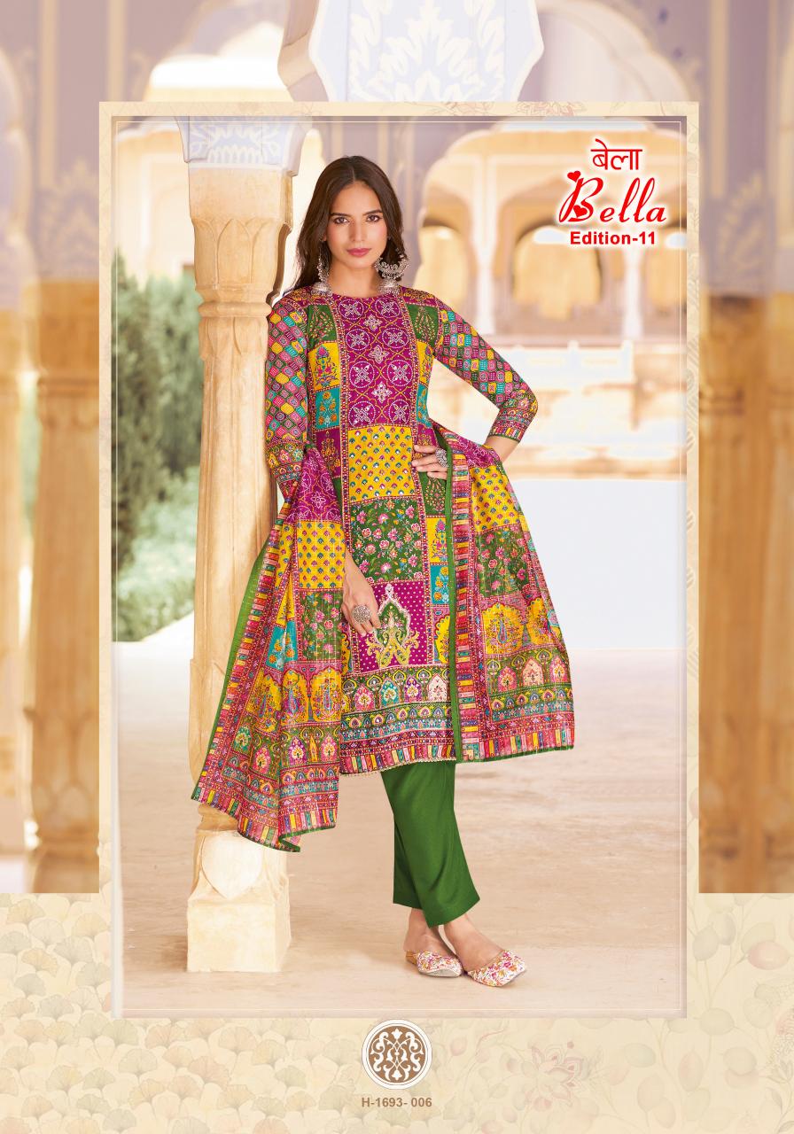 Alok Bella Vol 11 wholesale dress material dealer bengaluru karnataka 