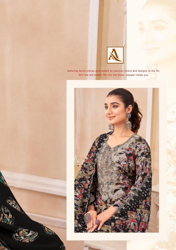 Alok Black Diamond Vol 3 dress material Wholesale Catalog