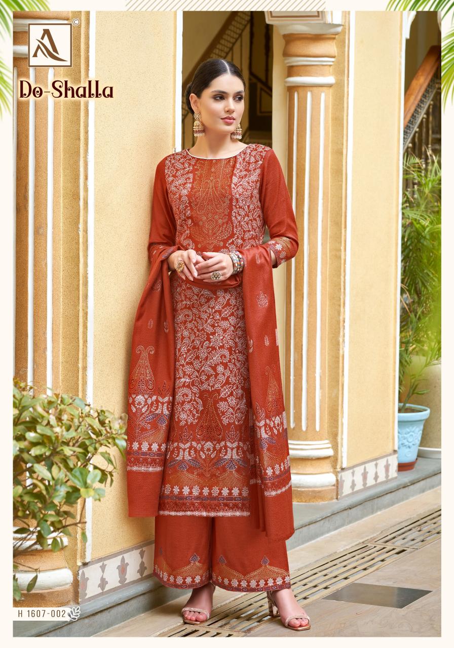 Alok Do Shalla ladies dress material wholesalers in surat