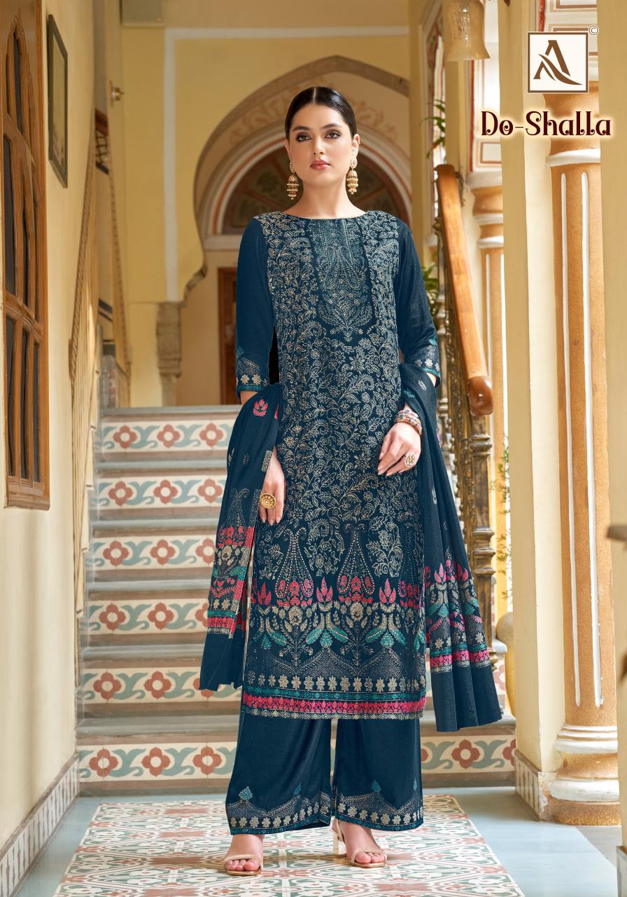 Alok Do Shalla ladies dress material wholesalers in surat