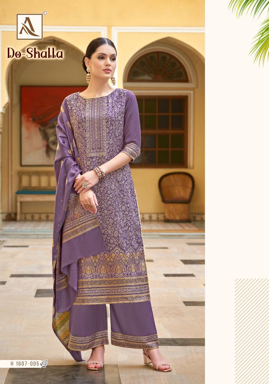 Alok Do Shalla ladies dress material wholesalers in surat