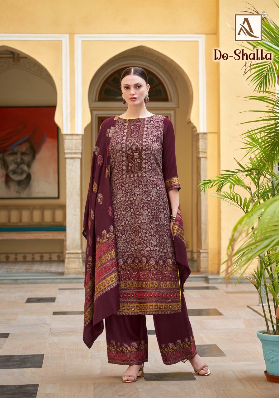 Alok Do Shalla ladies dress material wholesalers in surat