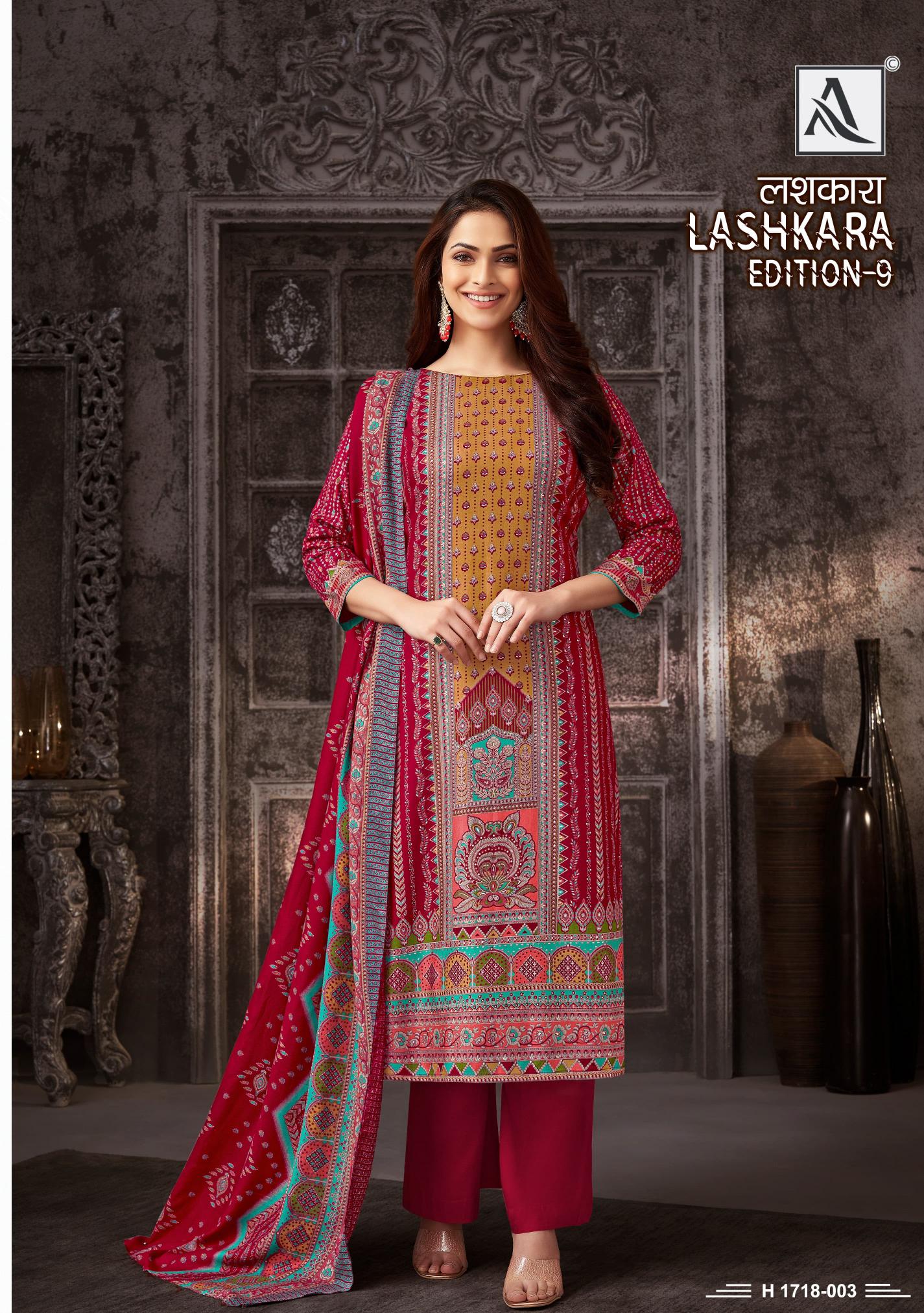 Alok Lashkara VOL 9 dress material surat wholesale