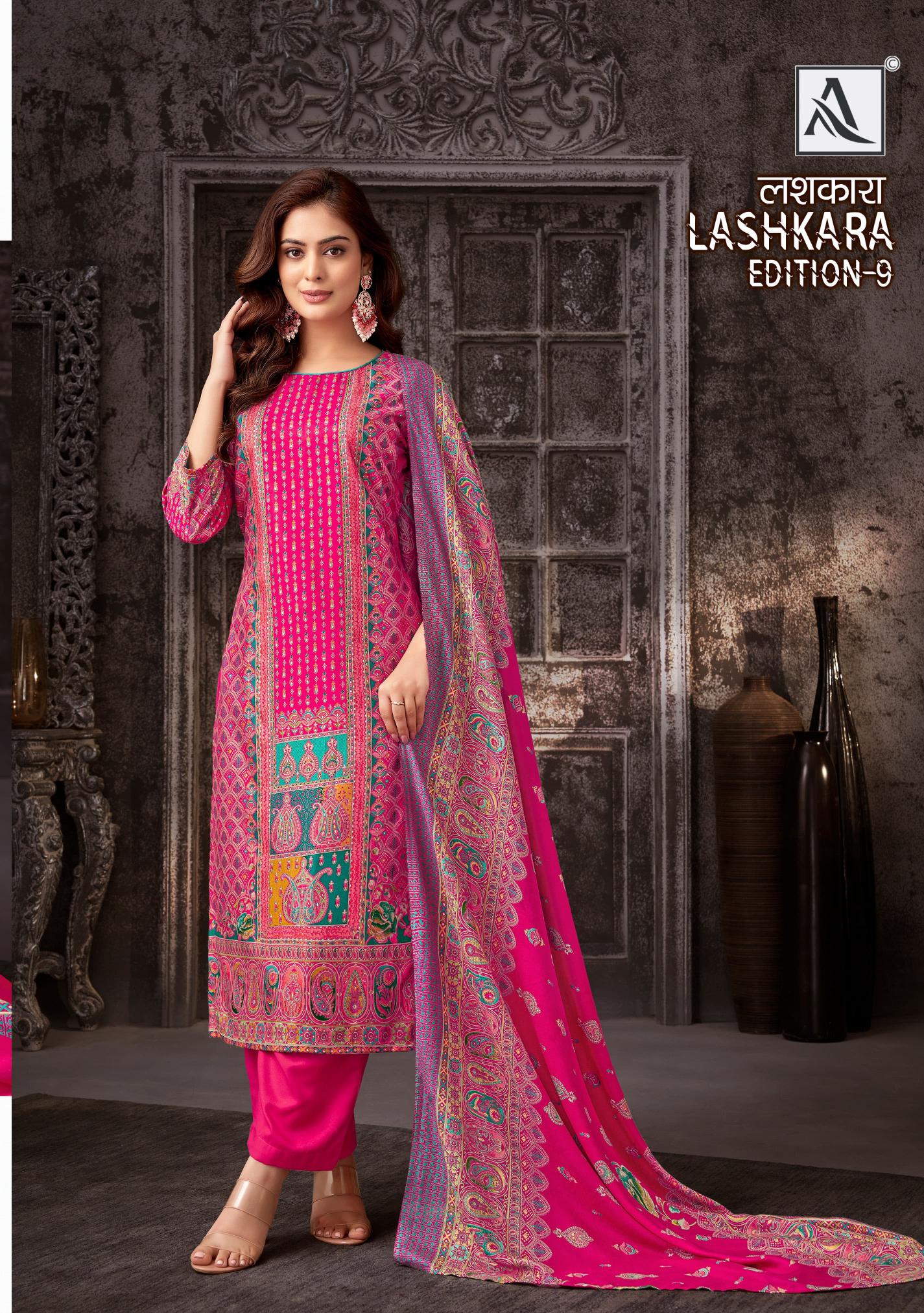 Alok Lashkara VOL 9 dress material surat wholesale