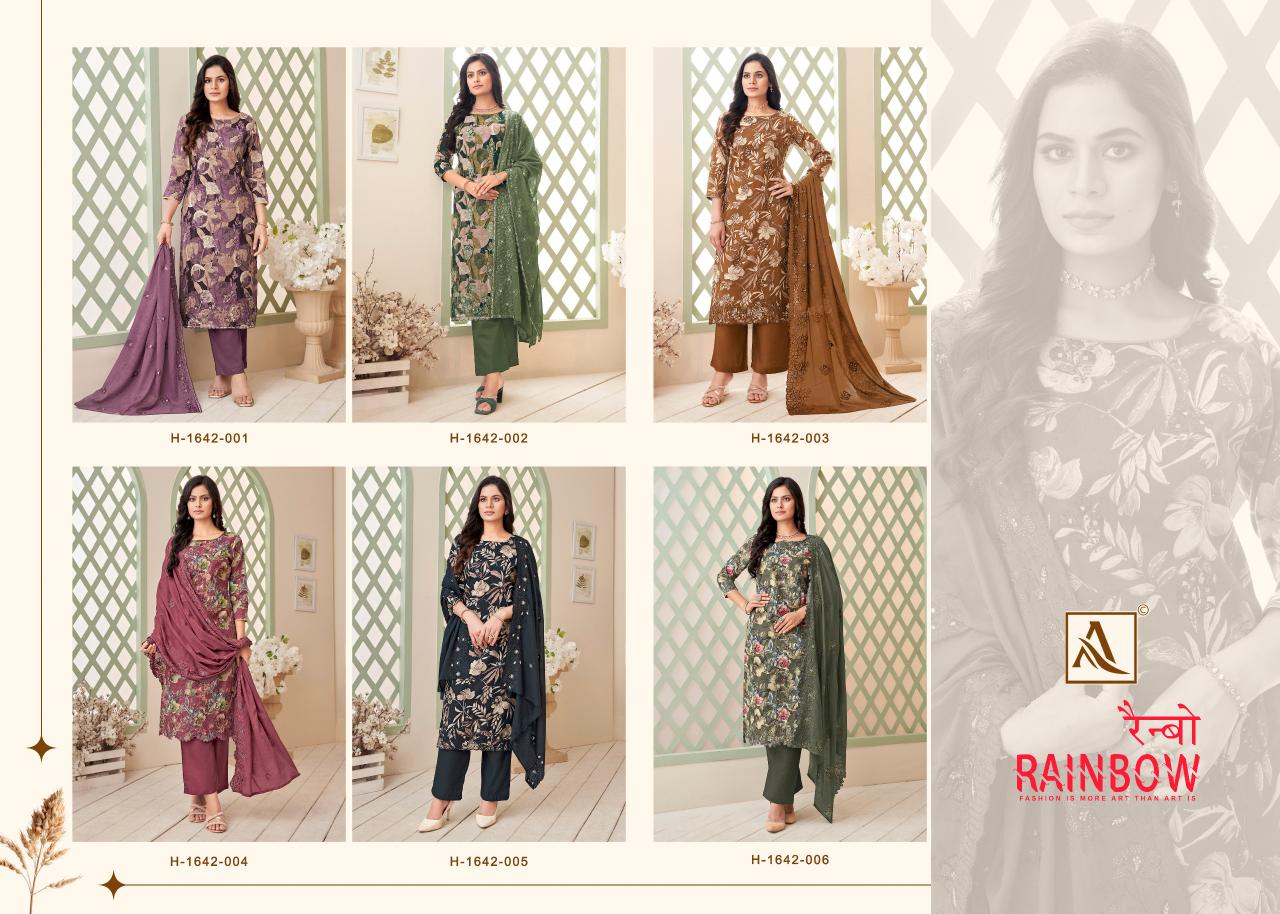 Alok Rainbow ladies dress material wholesalers in jaipur