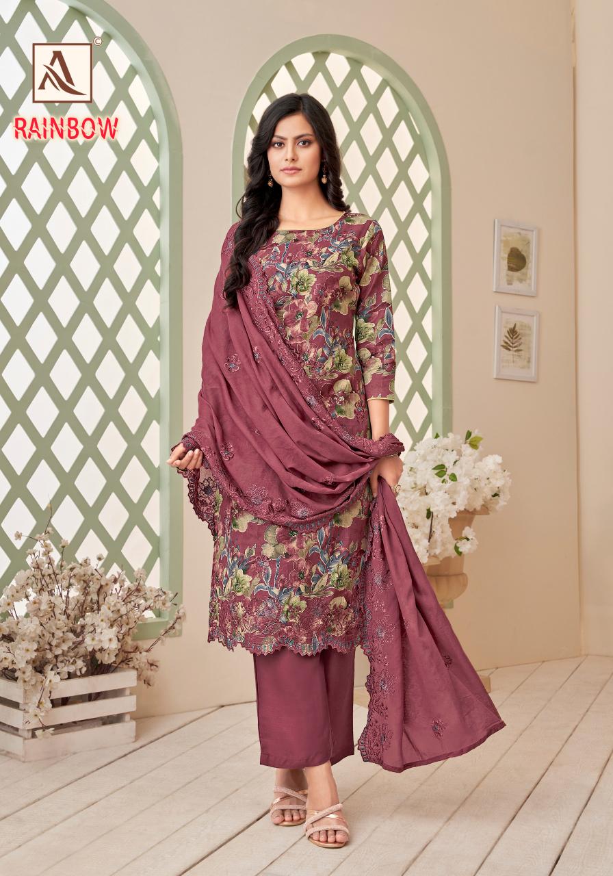 Alok Rainbow ladies dress material wholesalers in jaipur