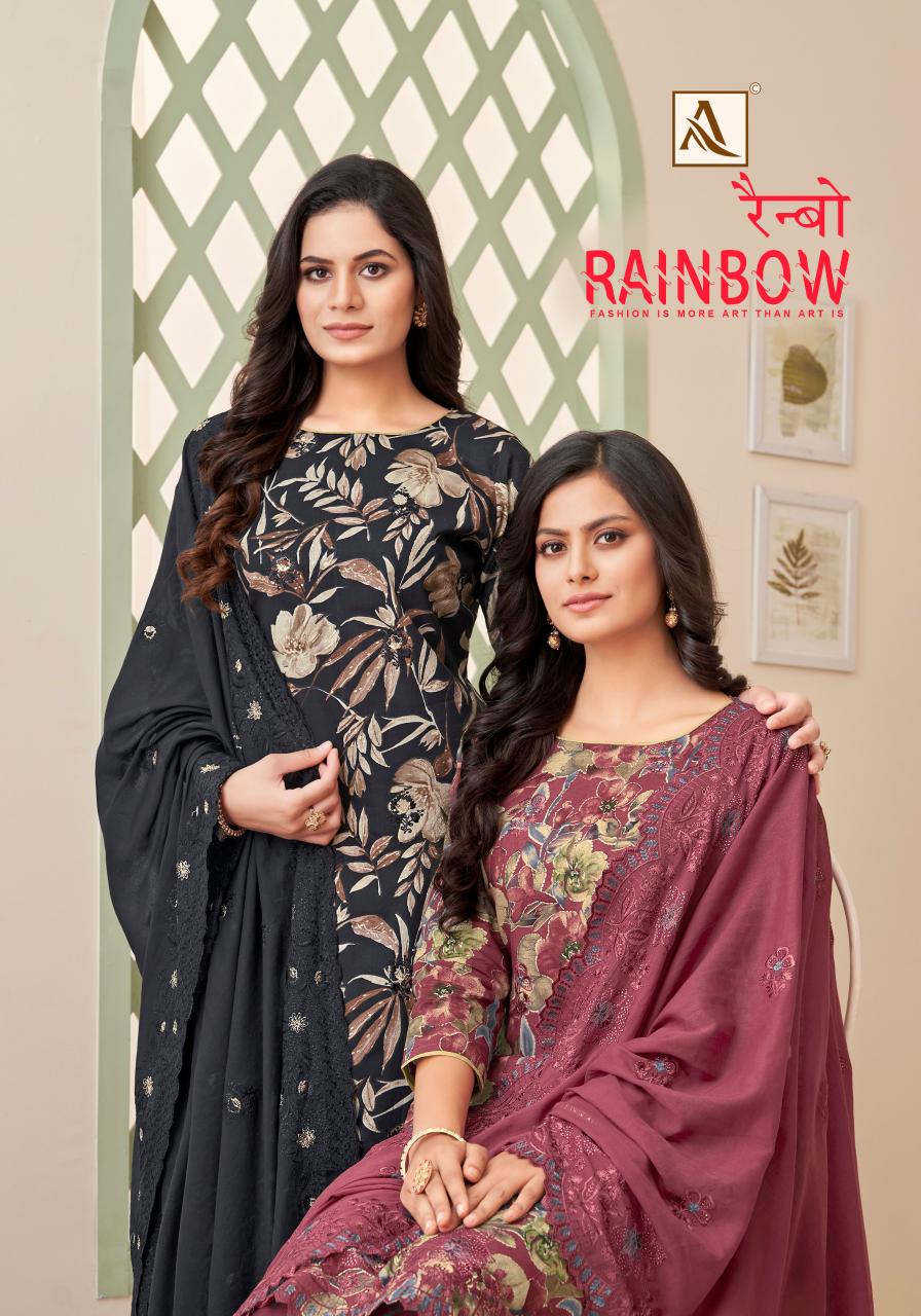 Alok Rainbow ladies dress material wholesalers in jaipur