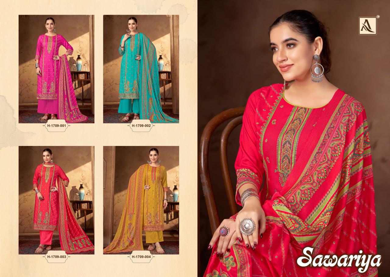 Alok Sawariya women dress material price in wholesale