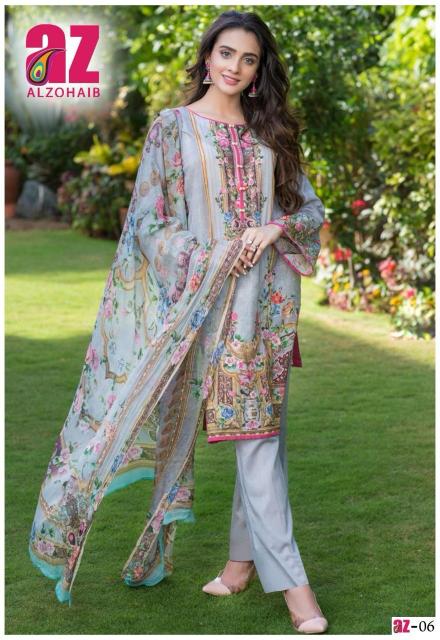 Alzohaib Zoohra Vol-01 – Karachi Dress Material - Wholesale Catalog