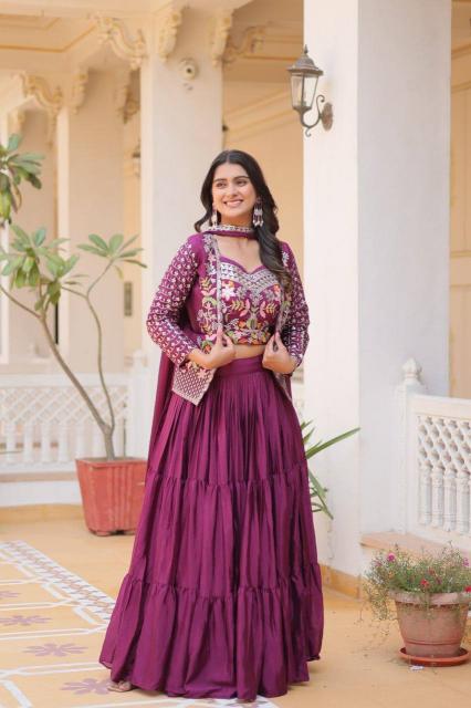 Anamika Vol 137 Chinon Designer Lehenga Choli Wholesale Catalog