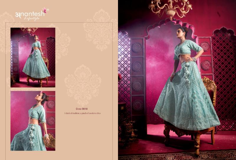 Anantesh Bridal Couture Vol 4 Designer Bridal Wear Lehenga Choli Wholesale Catalog