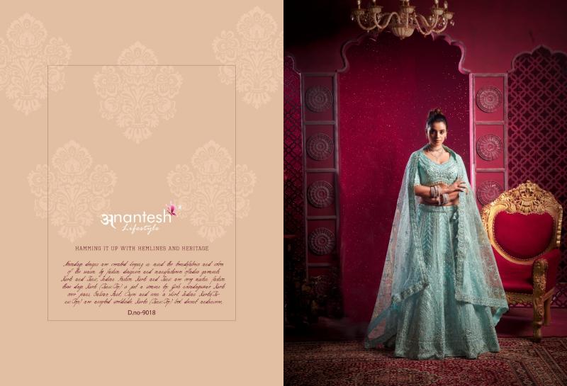 Anantesh Bridal Couture Vol 4 Designer Bridal Wear Lehenga Choli Wholesale Catalog