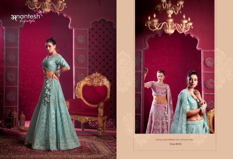 Anantesh Bridal Couture Vol 4 Designer Bridal Wear Lehenga Choli Wholesale Catalog