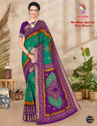 Archana Bandhani Special – Cotton sarees - Wholesale Catalog