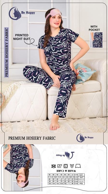 BE HAPPY VOL.#101 Night Suits Wholesale Catalog