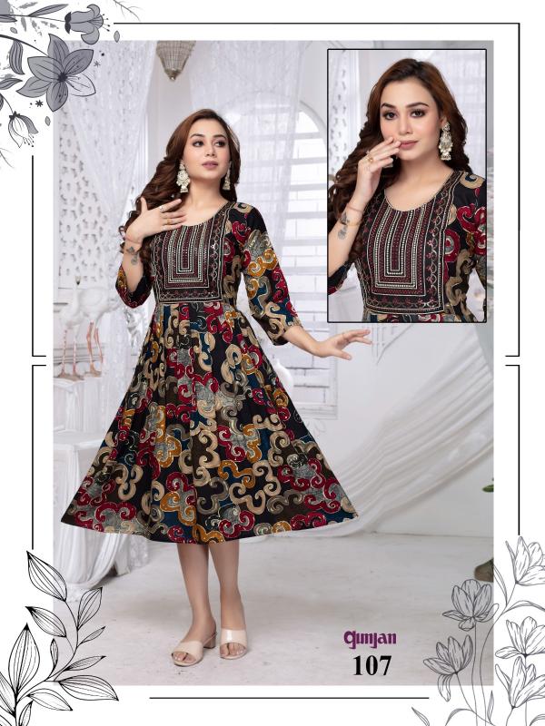 BEAUTY QUEEN GUNJAN VOL.2.1 dfab india kurtis