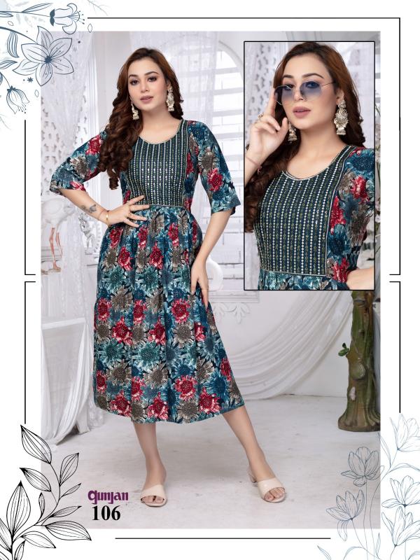 BEAUTY QUEEN GUNJAN VOL.2.1 dfab india kurtis