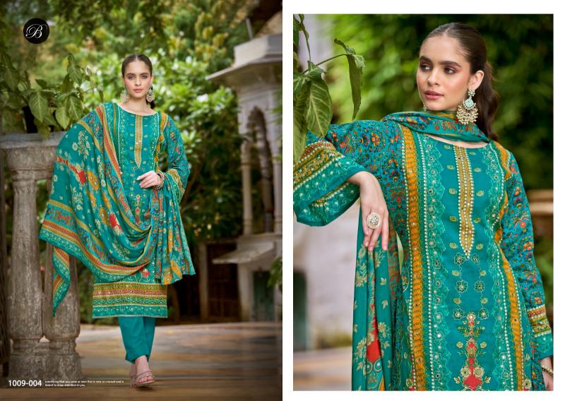 Belliza Sanjeeda wholesale pure cotton dress materials