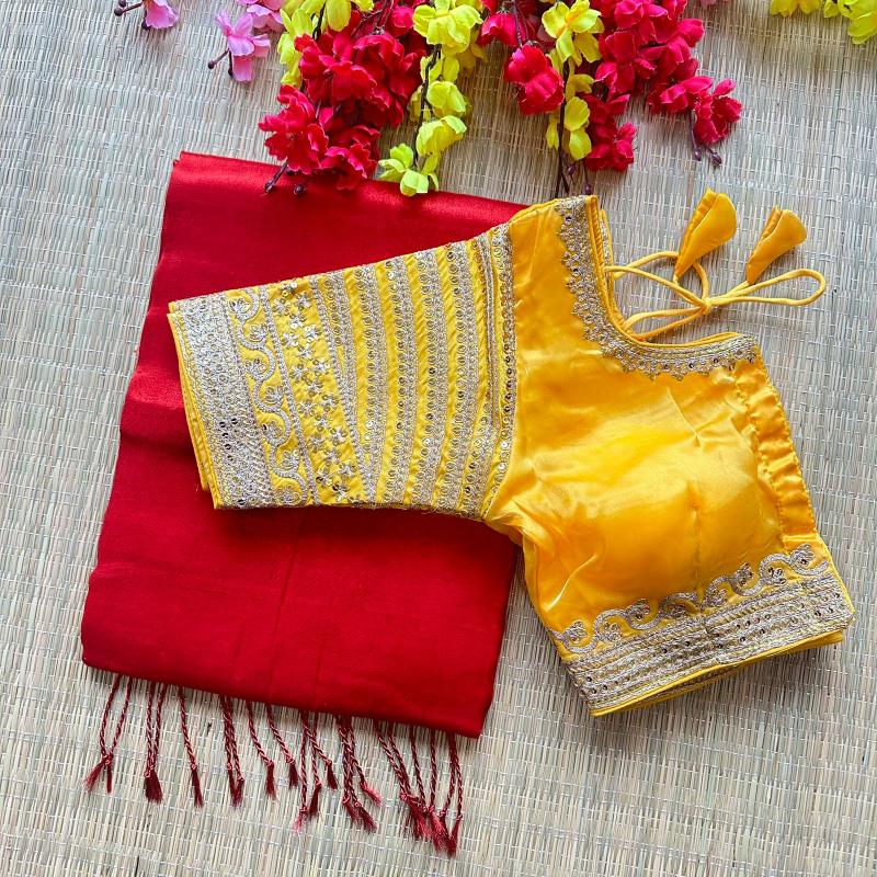 Blousewala HK 12 tissue sarees online india