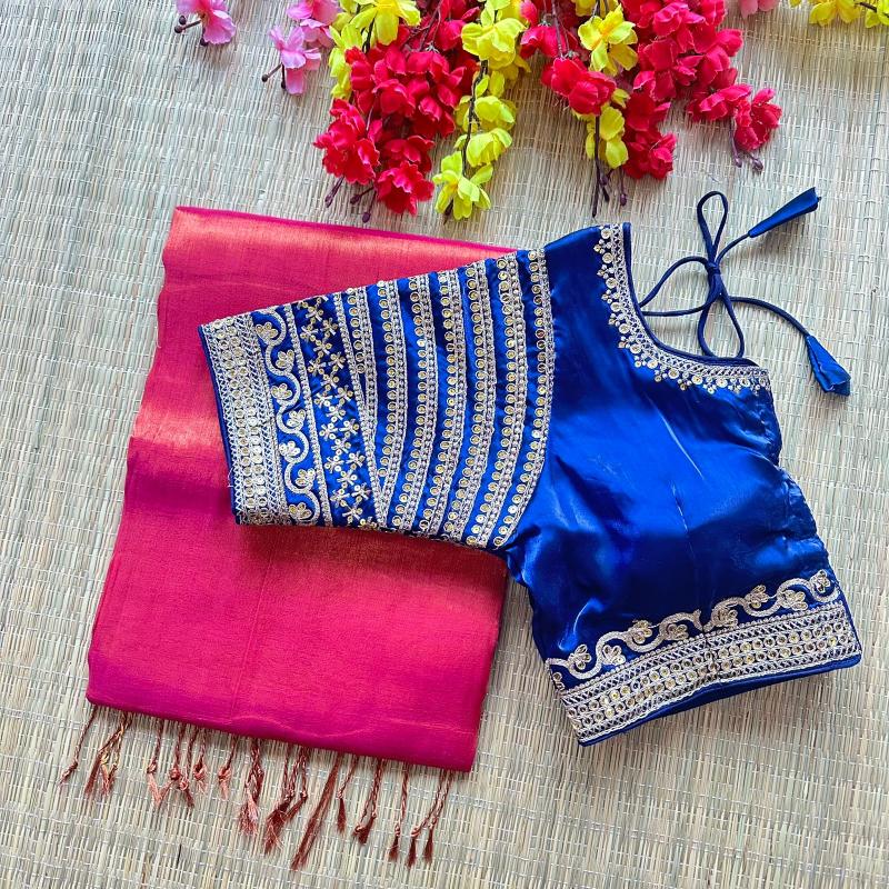 Blousewala HK 12 tissue sarees online india