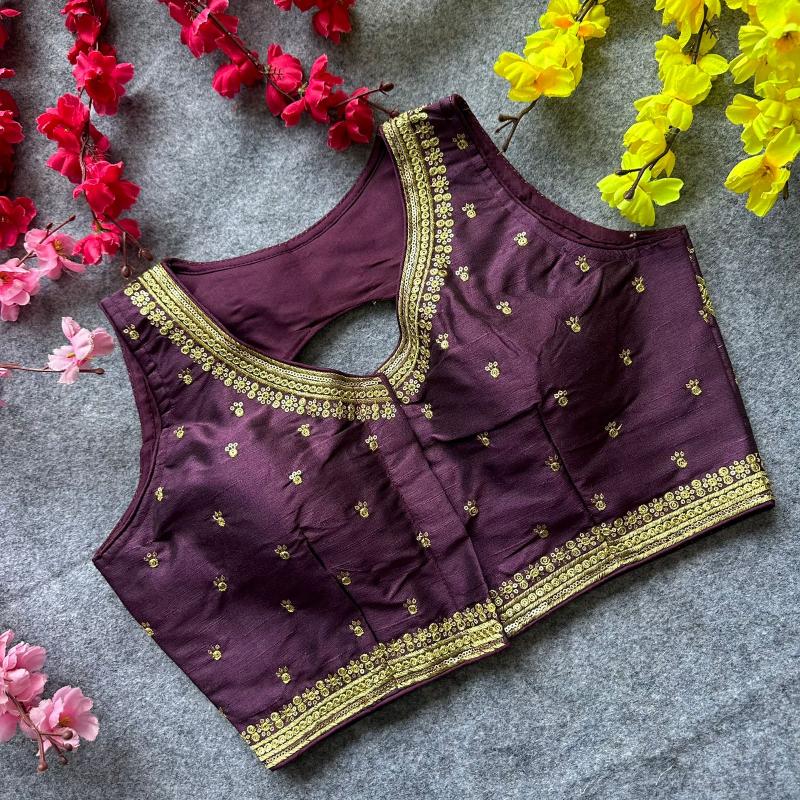 Blousewala Phantom silk readymade blouses wholesale in chennai