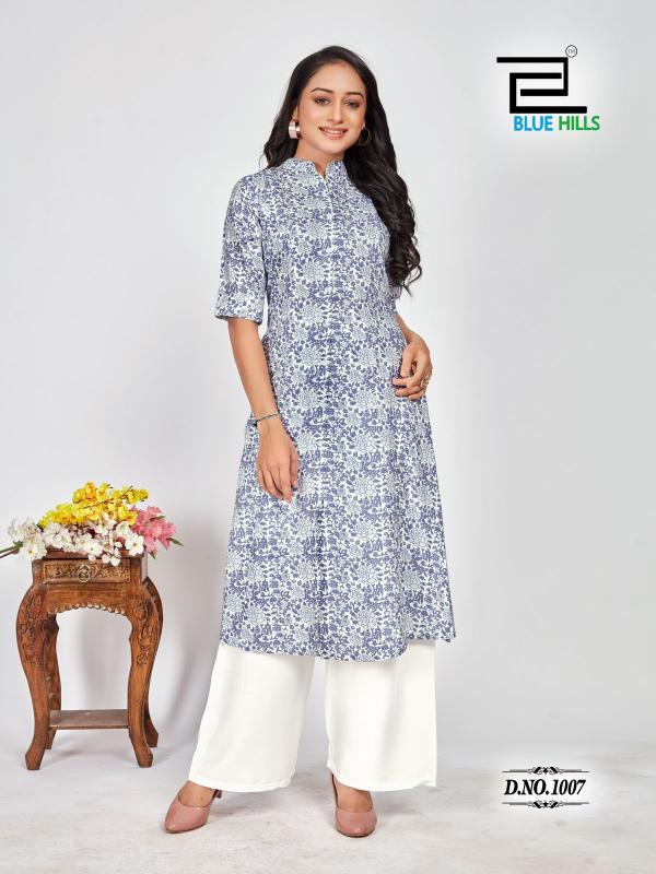 Blue Hills Maher rangriti kurti india