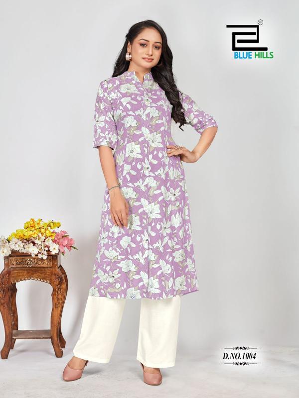 Blue Hills Maher rangriti kurti india