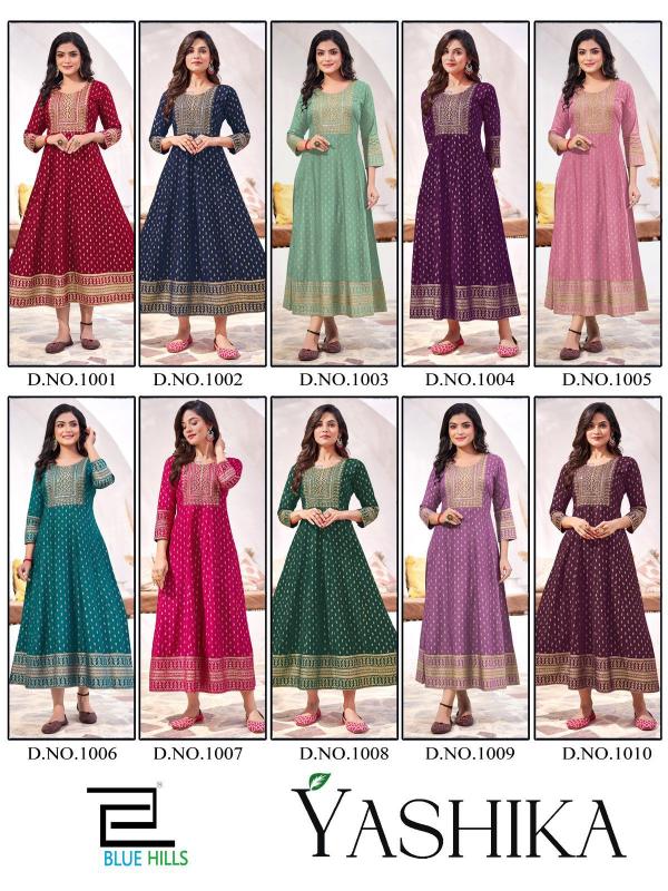 Blue Hills Yashika latest kurti designs for girls in india