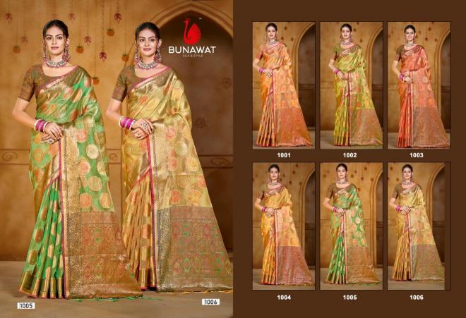 Bunawat Chandani Vol 3 organza saree online india