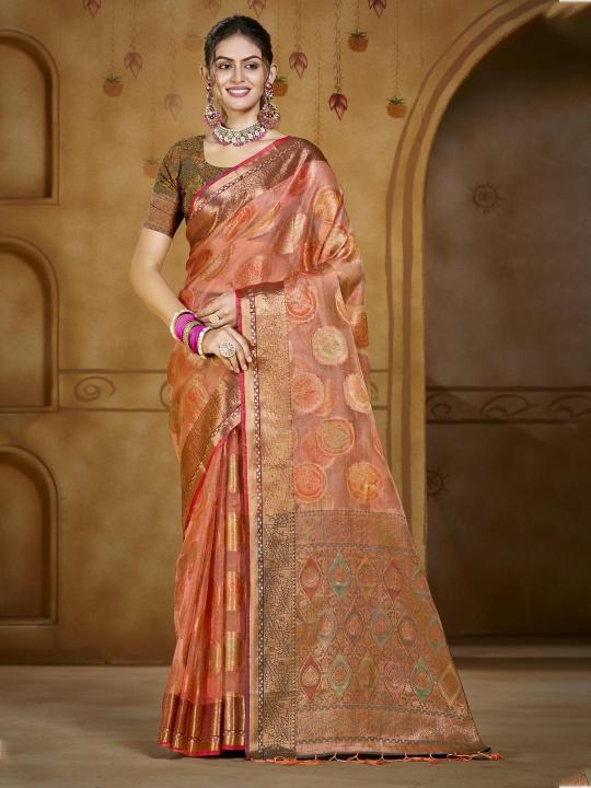 Bunawat Chandani Vol 3 organza saree online india