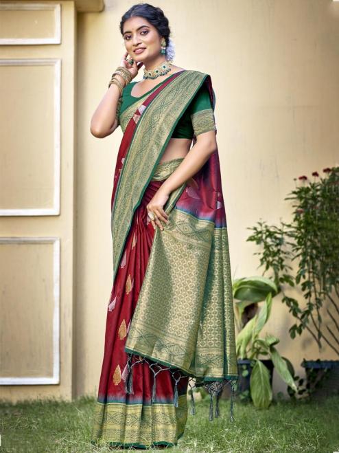 Bunawat Chitragandha Silk mulberry saree in india