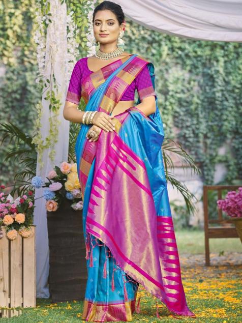 Bunawat Divya Prabha silk pure saree manufacturers in india