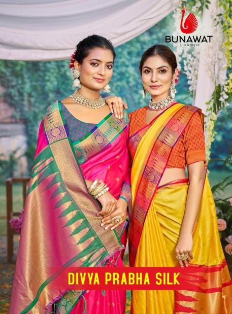 Bunawat Divya Prabha silk pure saree manufacturers in india