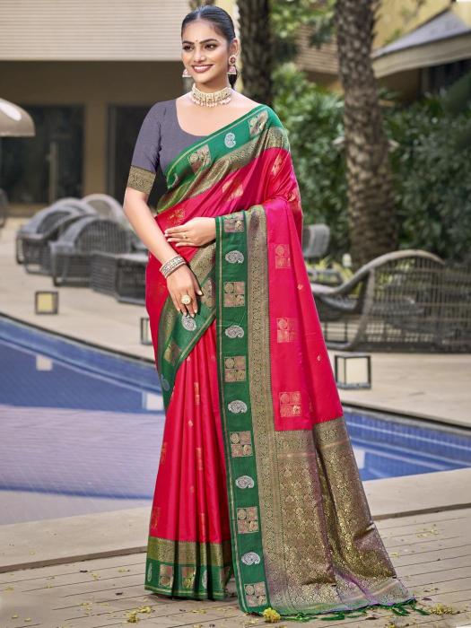 Bunawat Vijaya Silk miss india sarees online shopping