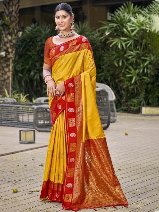 Bunawat Vijaya Silk miss india sarees online shopping