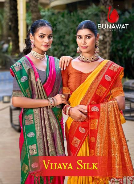 Bunawat Vijaya Silk miss india sarees online shopping