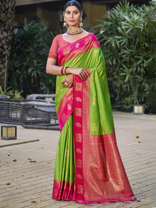 Bunawat Vijaya Silk miss india sarees online shopping