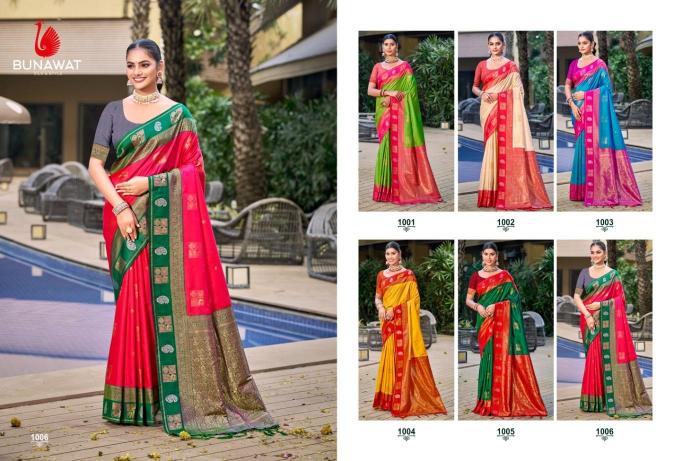 Bunawat Vijaya Silk miss india sarees online shopping