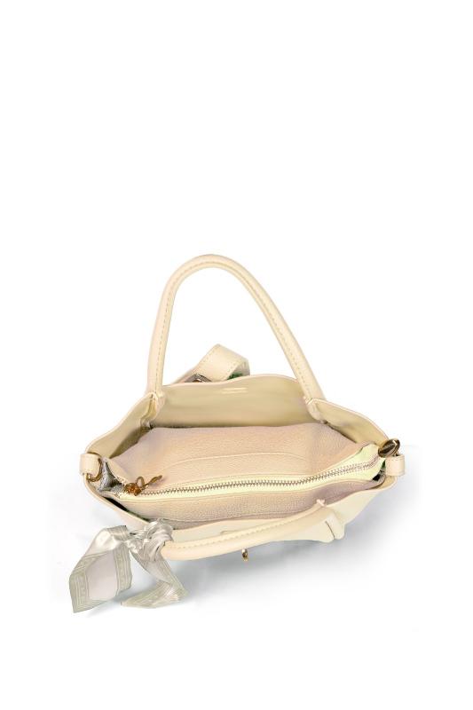 Charme Off-White Boss Womans Hand Bag 