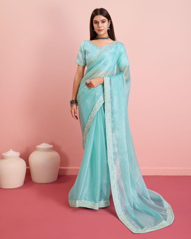 Dazira Tanya 2 Designer Burberry Fabric Saree shops in surat india