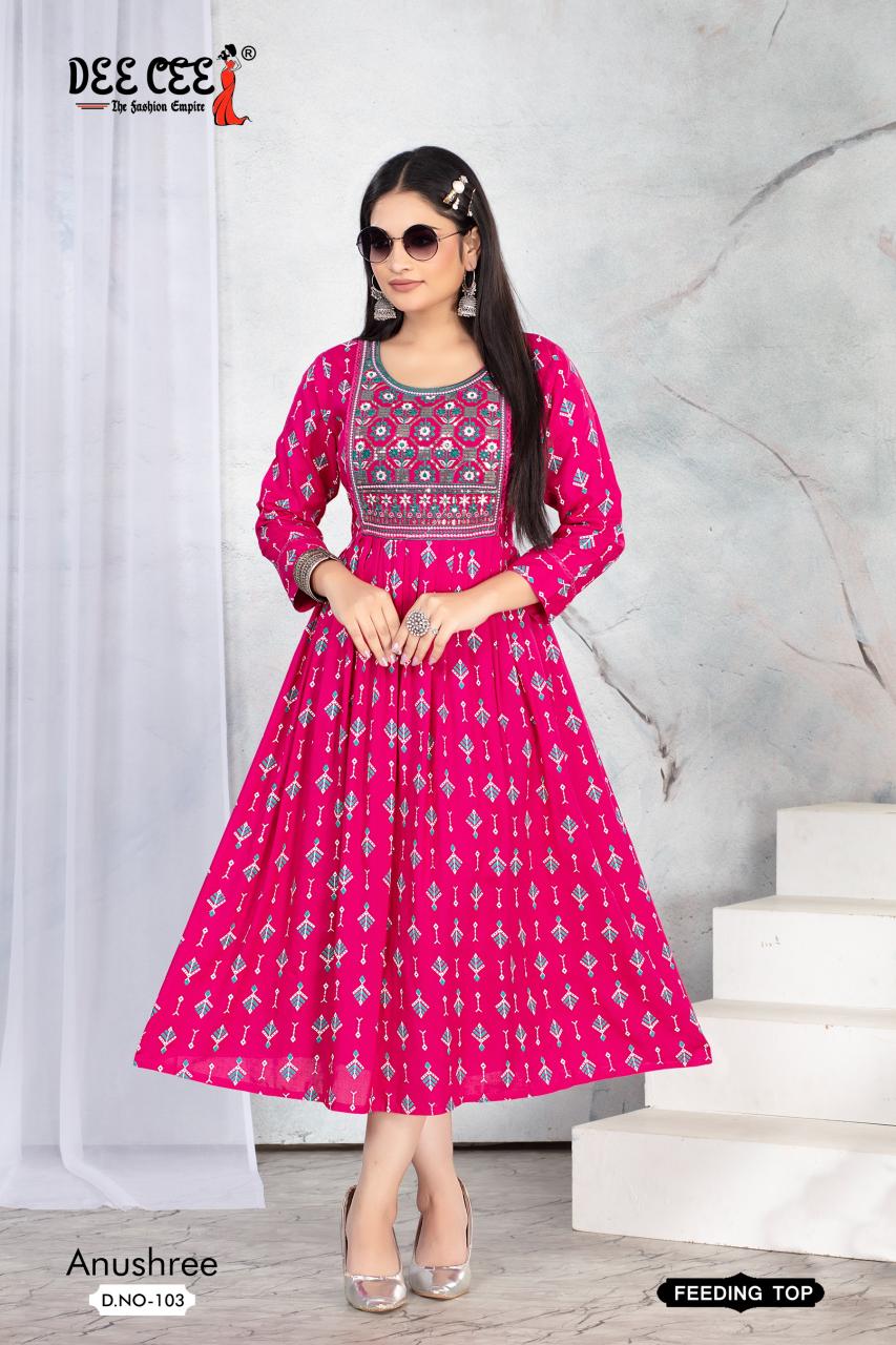 Deecee Anushree buy feeding kurtis online india