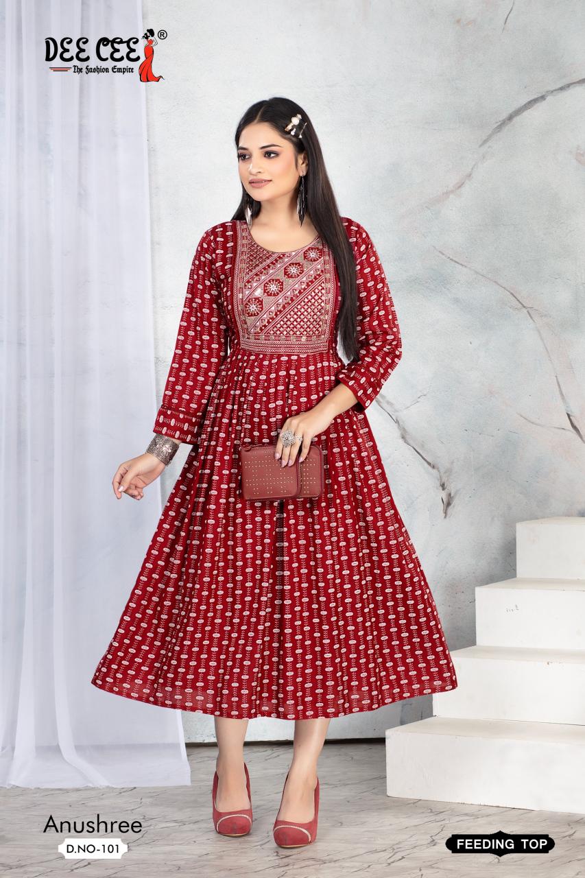 Deecee Anushree buy feeding kurtis online india